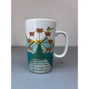 Starbucks 2015 16oz tall ferris wheel coffee mug collectable‎